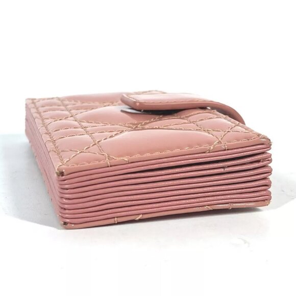 CHRISTIAN DIOR Cannage Lady Dior card holder case - Picture 5 of 14